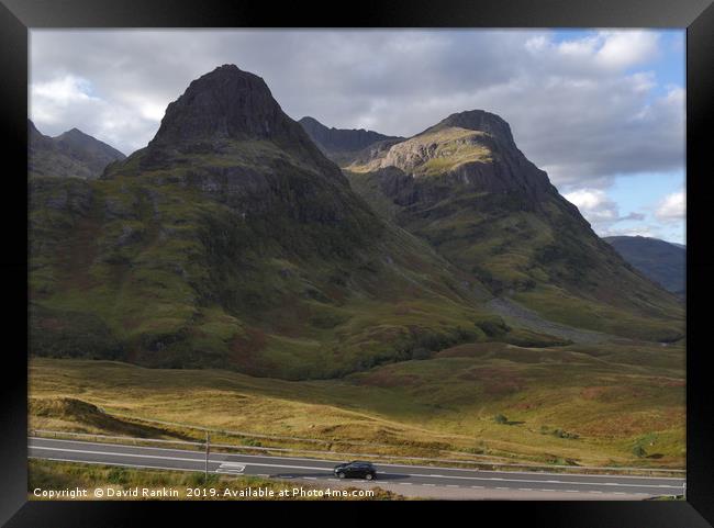 the Paps of Glencoe in the Highlands of Scotland Framed Print by Photogold Prints