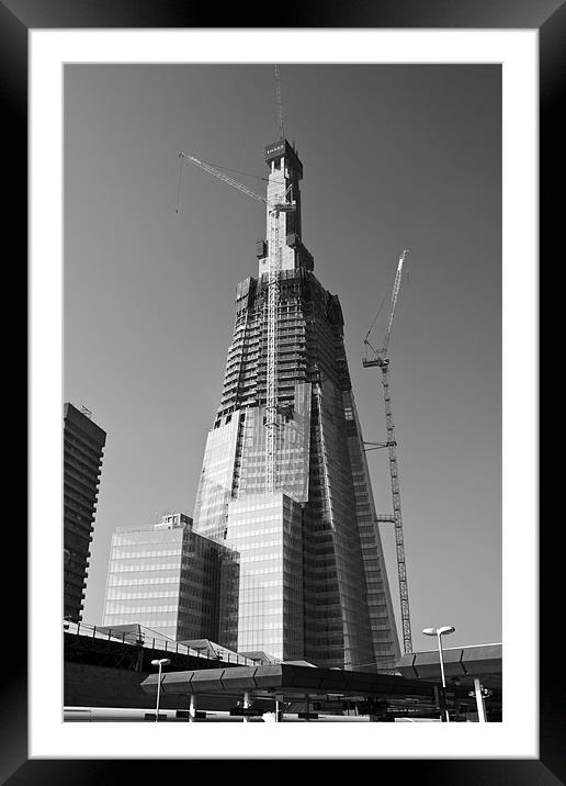 The Shard Framed Mounted Print by David French
