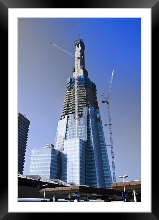 The Shard Framed Mounted Print by David French