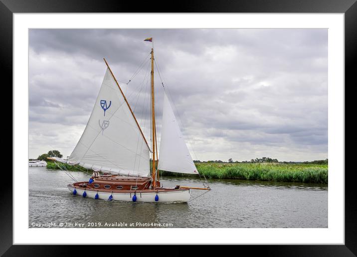 Norfolk Broads Framed Mounted Print by Jim Key