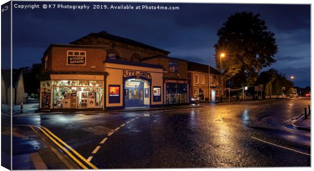 The Ritz Cinema, Thirsk, North Yorkshire  Canvas Print by K7 Photography