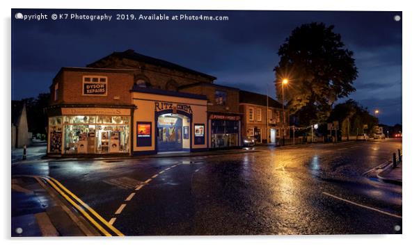 The Ritz Cinema, Thirsk, North Yorkshire  Acrylic by K7 Photography