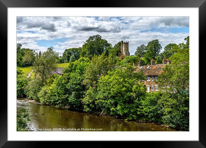 The Culloden Tower Richmond Yorkshire Framed Mounted Print by Ian Lewis