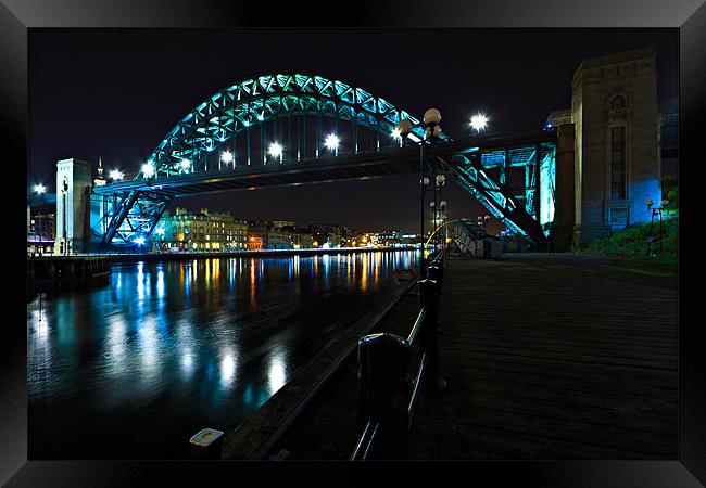 The Tyne Bridge - Newcastle upon Tyne Framed Print by David Lewins (LRPS)