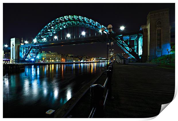 The Tyne Bridge - Newcastle upon Tyne Print by David Lewins (LRPS)