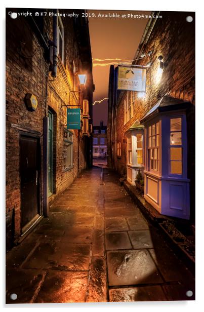 The Alleyways of Thirsk Acrylic by K7 Photography