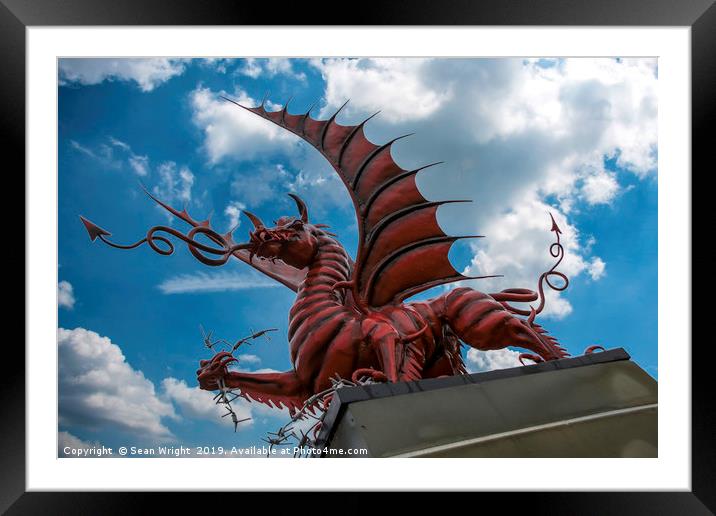 The Mametz Wood Memorial Framed Mounted Print by Sean Wright