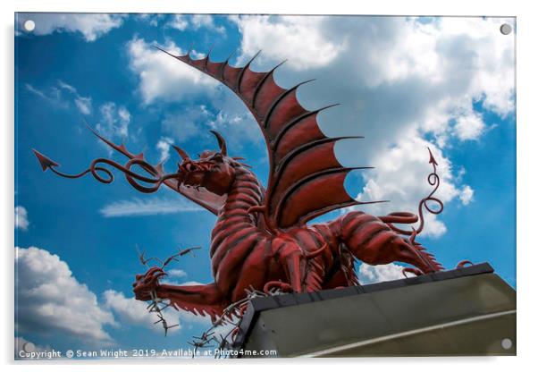 The Mametz Wood Memorial Acrylic by Sean Wright