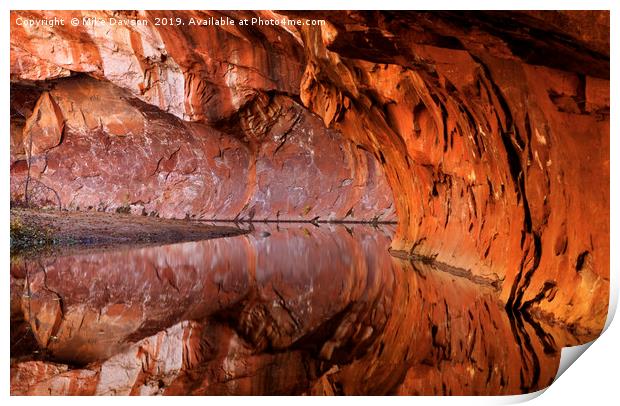 West Fork Reflections Print by Mike Dawson