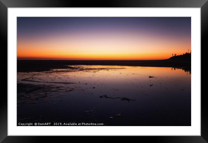 A peaceful morning Framed Mounted Print by DeniART 