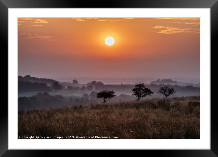 Enchanting Sunrise over Teesdale Framed Mounted Print by AMANDA AINSLEY