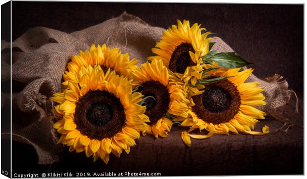 Sunflowers Canvas Print by Angela H