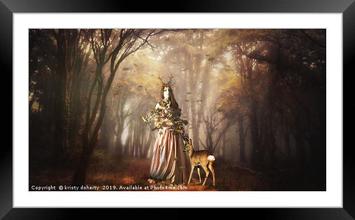 Autumn Framed Mounted Print by kristy doherty