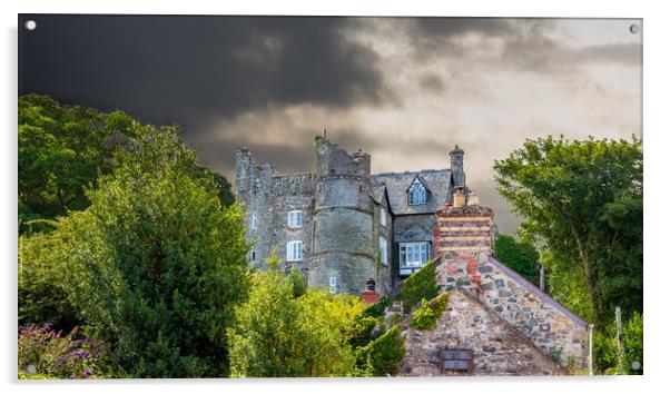 Newport Castle, Pembrokeshire, Wales, UK Acrylic by Mark Llewellyn