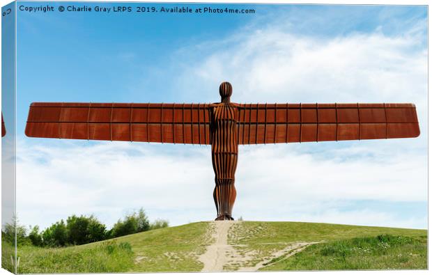 Angel of the North Canvas Print by Charlie Gray LRPS
