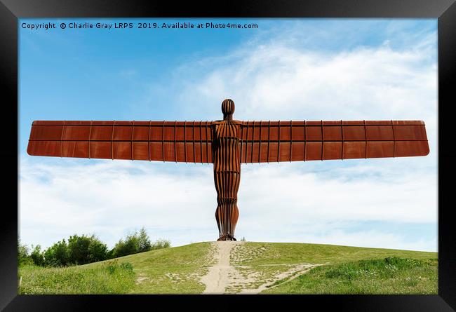 Angel of the North Framed Print by Charlie Gray LRPS
