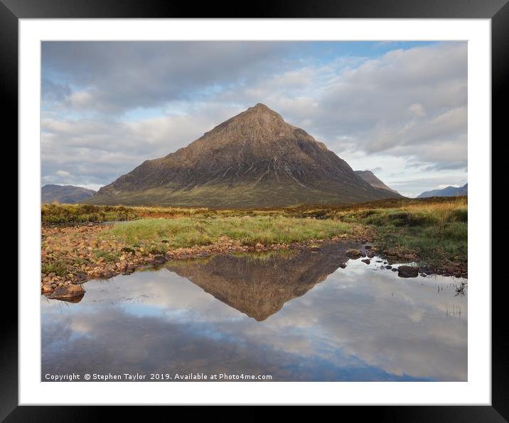 Buachaille Etive Mor Framed Mounted Print by Stephen Taylor