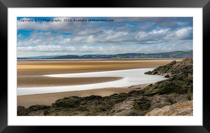 Jenny Brown's Point, Silverdale, Lancashire. Framed Mounted Print by K7 Photography