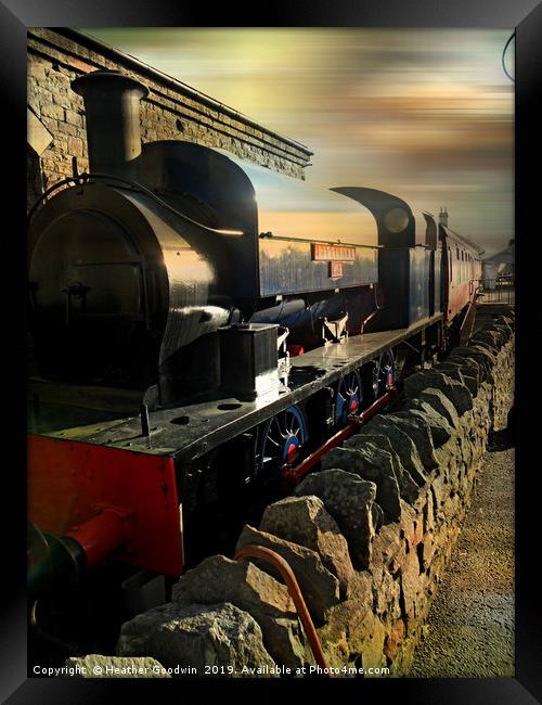 Bittern Railway Framed Print by Heather Goodwin