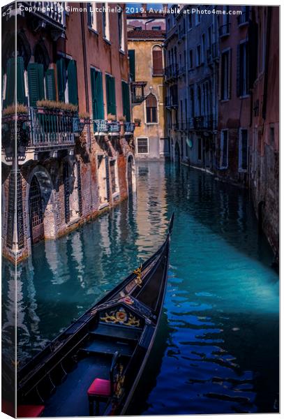 Venice Canals Canvas Print by Simon Litchfield