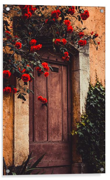 Doorway Valbonne France Acrylic by Maggie McCall
