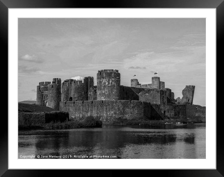 A Castle to be Proud of  Framed Mounted Print by Jane Metters