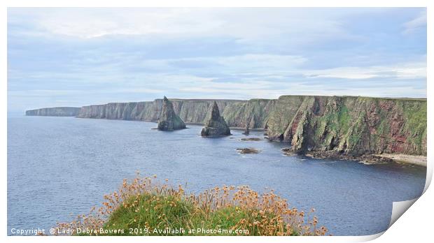 Duncansby Head Stacks Print by Lady Debra Bowers L.R.P.S