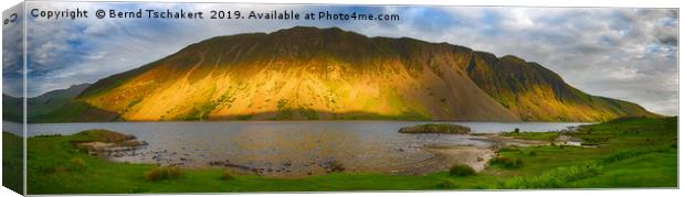 Wastwater and the Screes, Lake District, England Canvas Print by Bernd Tschakert