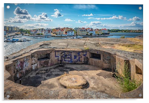 Karlskrona Stakholmen Island Acrylic by Antony McAulay