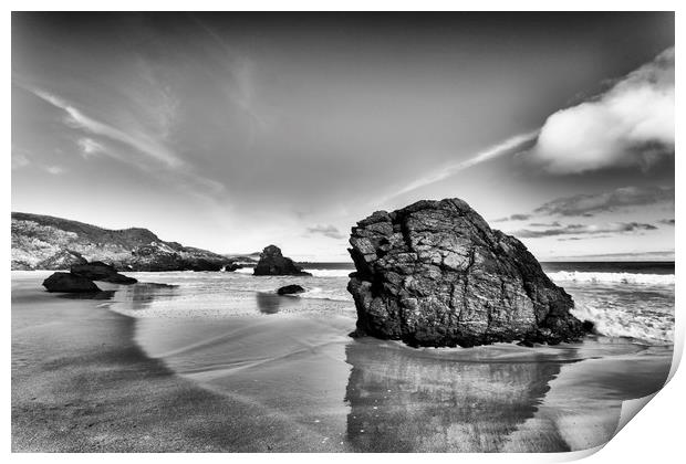 Sango Sands Beach at Durness Scotland Print by Derek Beattie