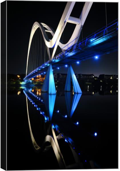 Infinity bridge in early hours Canvas Print by JC studios LRPS ARPS