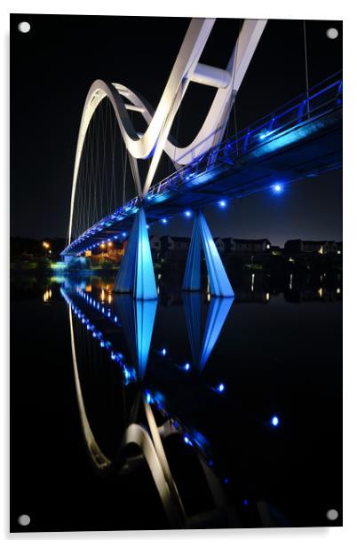 Infinity bridge in early hours Acrylic by JC studios LRPS ARPS