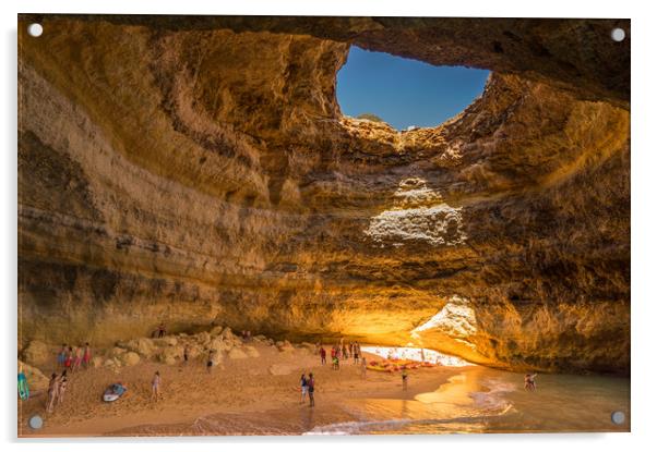 The Benagil Cave Acrylic by Naylor's Photography