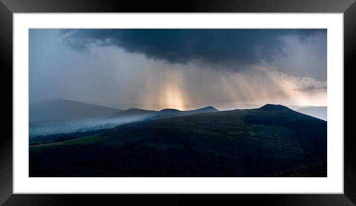 Great Ridge Storm Framed Mounted Print by Paul Andrews