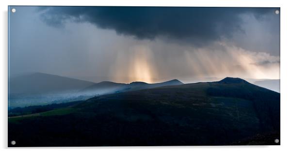Great Ridge Storm Acrylic by Paul Andrews