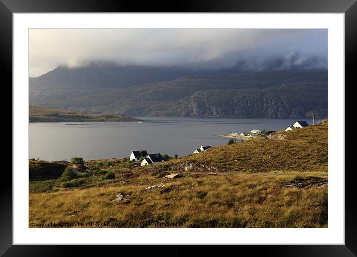 Ardmair Framed Mounted Print by Pawel Burdzynski