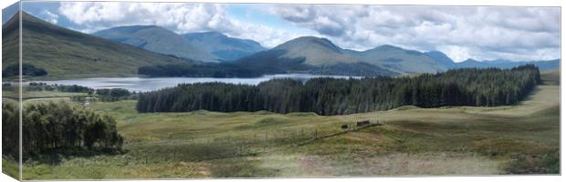 Loch Tulla  Canvas Print by Ray Tickle