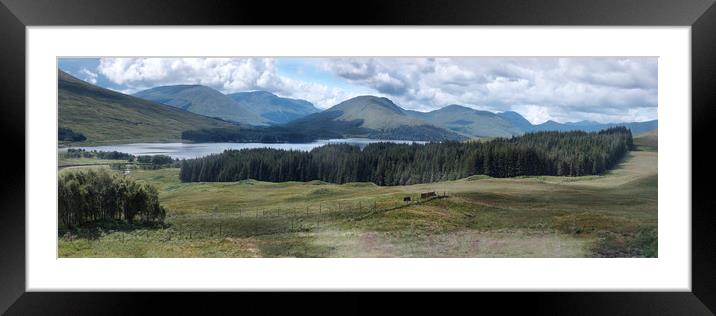 Loch Tulla  Framed Mounted Print by Ray Tickle