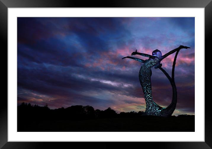 Aria. Angel of the North Framed Mounted Print by JC studios LRPS ARPS