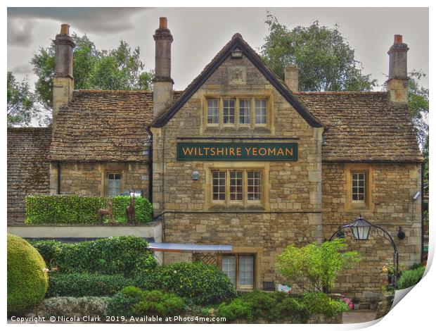The Wiltshire Yeoman Print by Nicola Clark