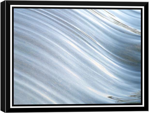 movement and textures of water Canvas Print by Craig Coleran