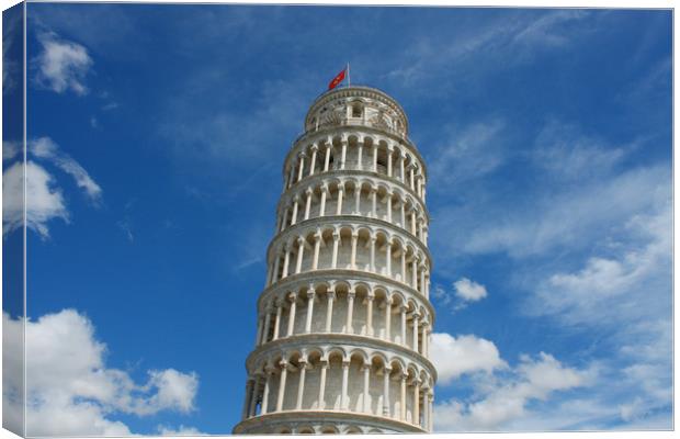 Leaning tower of Pisa, Italy, Canvas Print by M. J. Photography