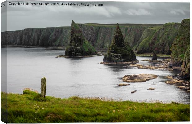Duncansby Head Canvas Print by Peter Stuart