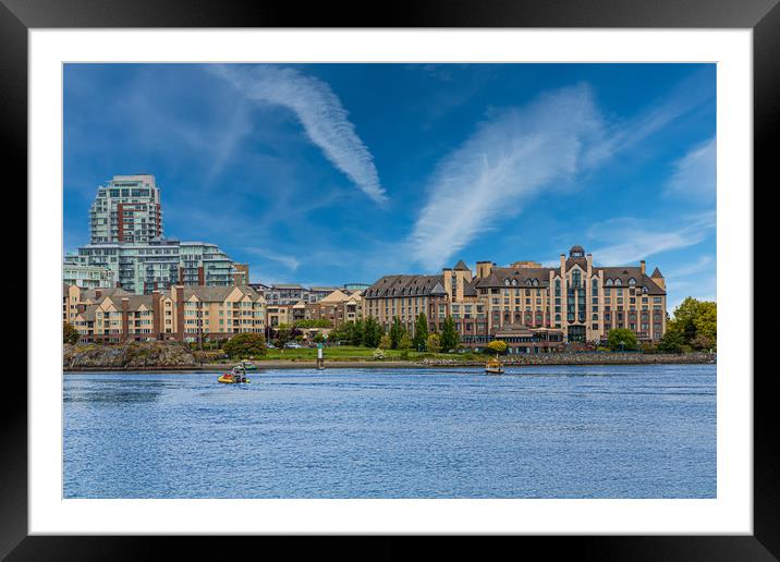 Delta Hotel in Victoria Framed Mounted Print by Darryl Brooks
