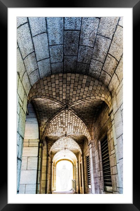 Light at End of Tunnel Framed Mounted Print by Darryl Brooks