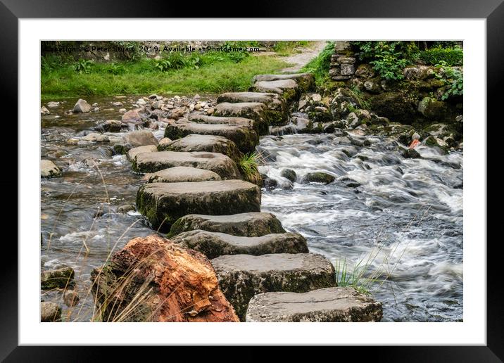 Stainforth Stones Framed Mounted Print by Peter Stuart