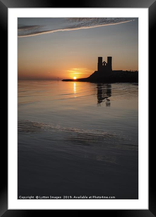 Sunrise and silhouettes  Framed Mounted Print by Wayne Lytton