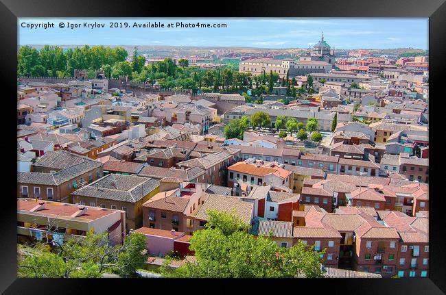  View of Toledo Framed Print by Igor Krylov