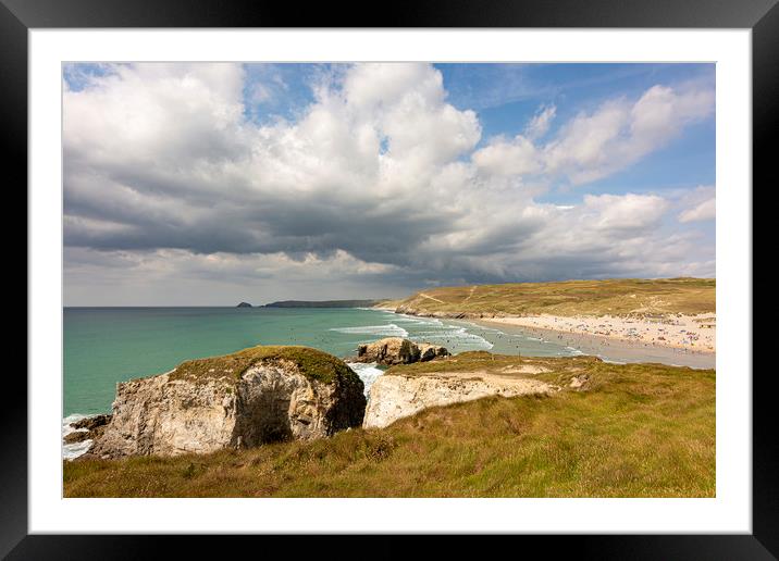 Coastal Beauty in Cornwall Framed Mounted Print by Malcolm McHugh