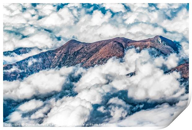Andes Mountains Aerial View, Chile Print by Daniel Ferreira-Leite